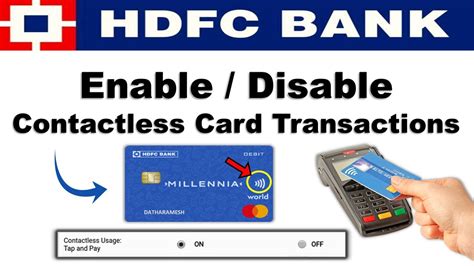 disabling contactless payment on hdfc debit cards|hdfc bank contactless credit card.